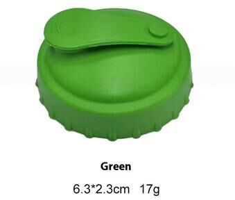 Inspired Finds Best Selling Silicone Lids For Cans, Soda Cans, Cups, Cola Seals, And Beer Bottles Reusable, Easy To Use green