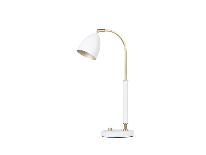 Belid Deluxe Tischleuchte Weiß, Messing