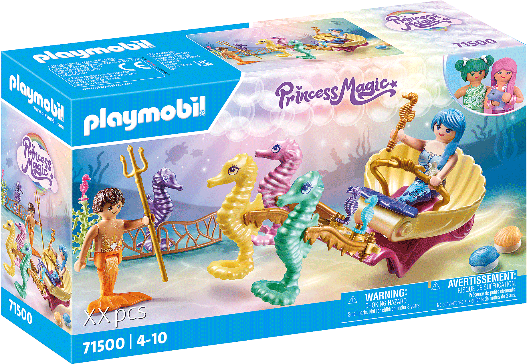 Playmobil - Mermaid with Seahorse Carriage (71500)