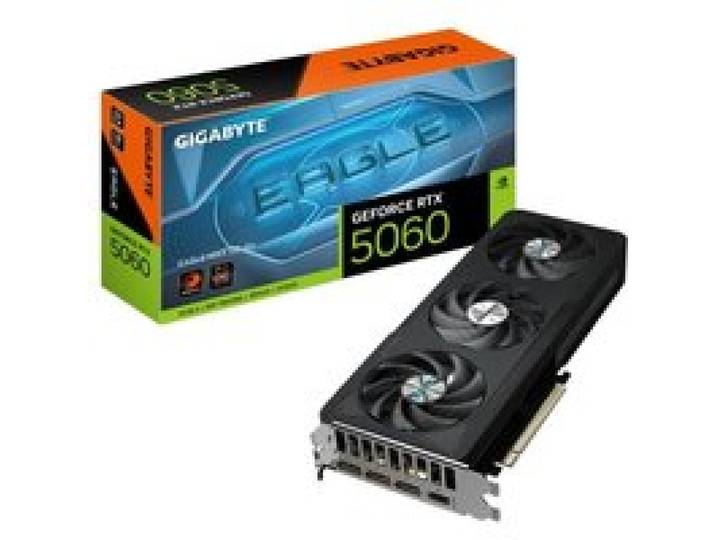 Carte graphique - GIGABYTE - RTX 5060 EAGLE MAX OC - 8GB GDDR7 - Performance optimale - Refroidissement avancé