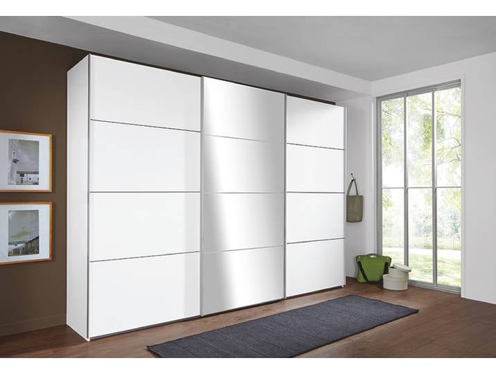 Schwebetürenschrank Ernie Alpinweiß