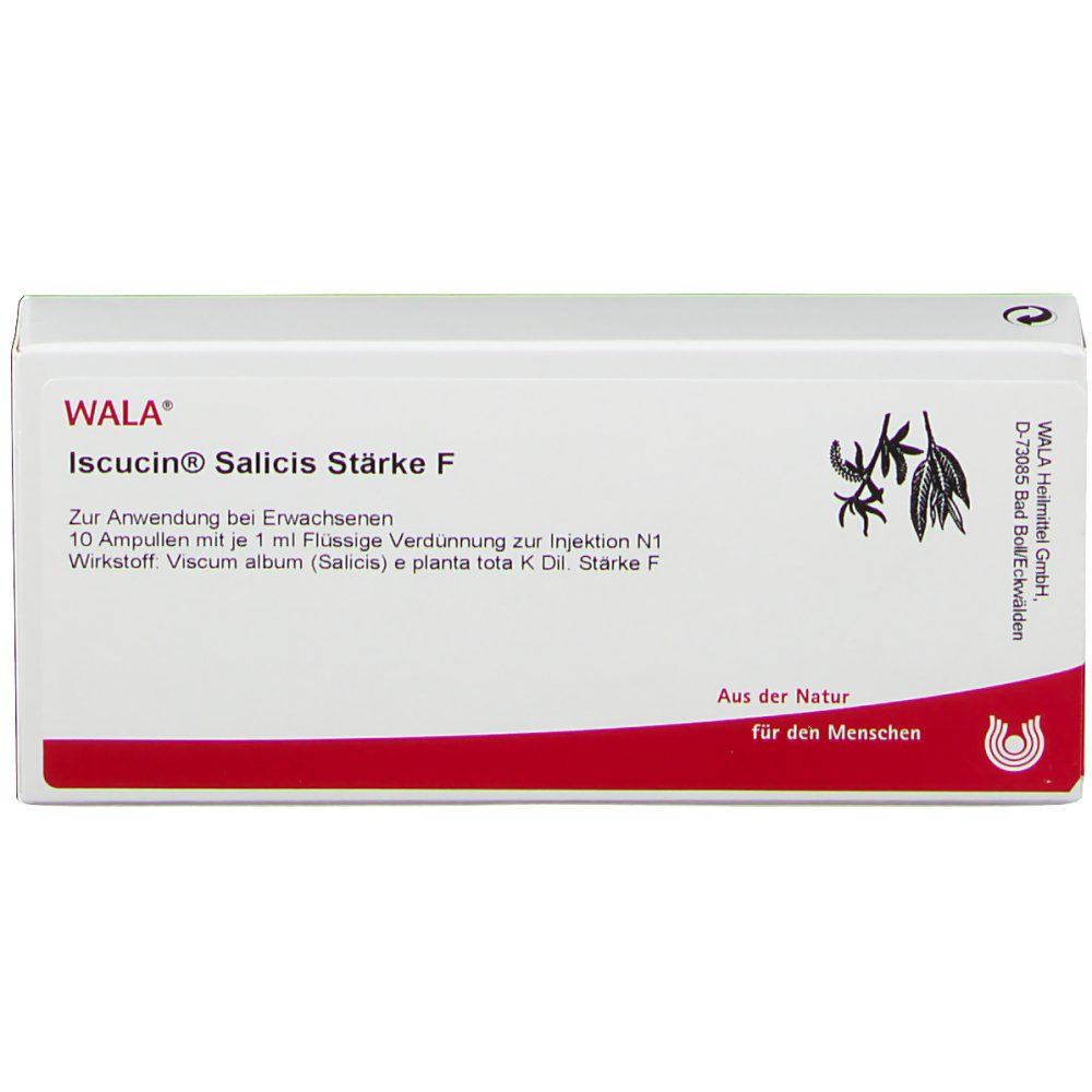 Iscucin salicis Stärke F Ampullen 10x1 ml