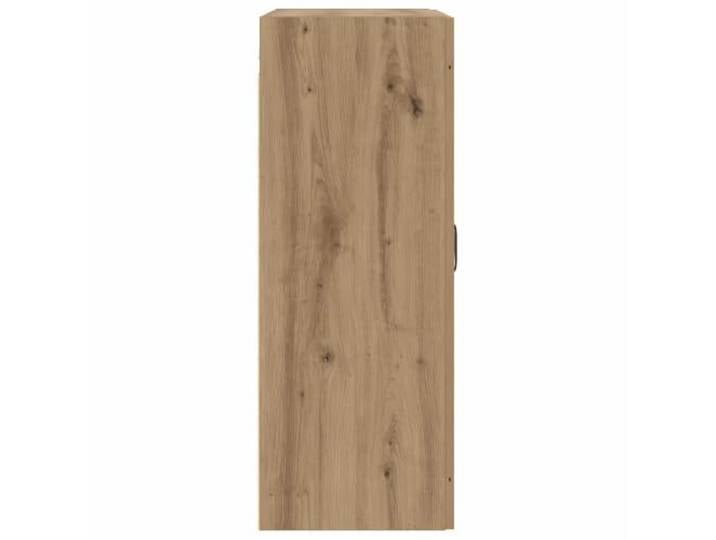 KTHLBRH Wandschrank Eiche Handwerk 3 Fächer 69,5 x 34 x 90 cm Engineered Holz, Tür umkehrbar 90°, platzsparendes Design, für Wohnzimmer