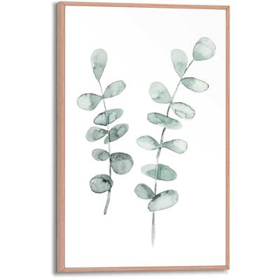 Poster REINDERS "Eukalyptus", grün (farbe bild(er): grün), B:20cm H:30cm T:1,6cm, MDF, Bilder, Poster