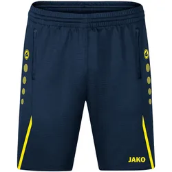 JAKO Challenge Trainingsshorts marine/neongelb S