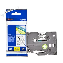 Brother TZe221 Schriftband schwarz auf weiß 9mm/8m laminiert