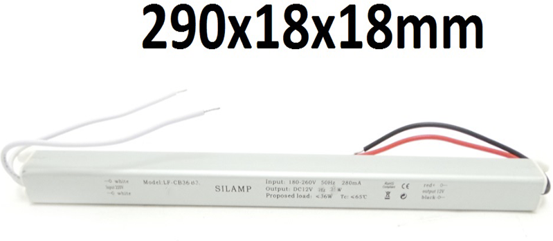 Silamp Transformateur 220V 12V 60W IP44 DC 5A