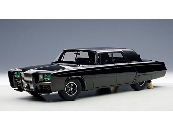 Chrysler Imperial Black Beauty, schwarz, 1966, Modellauto, Fertigmodell, AUTOart 1:18