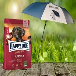 Happy Dog Supreme Sensible Africa 12,5 kg + HD / HC XXL Sonnen- und Regenschirm