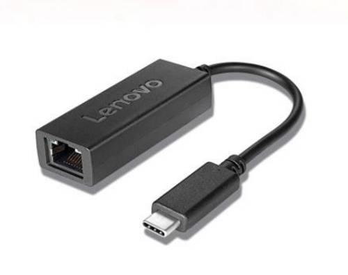 Lenovo USB-C, Netzwerk Adapter [1x USB-C Stecker - 1x RJ45-Buchse]