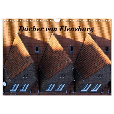 Dächer von Flensburg (Wandkalender 2027 DIN A4 quer), CALVENDO Monatskalender