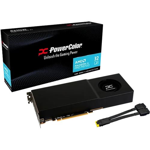 32GB Powercolor Radeon R9700 AI PRO GDDR6 (Retail)