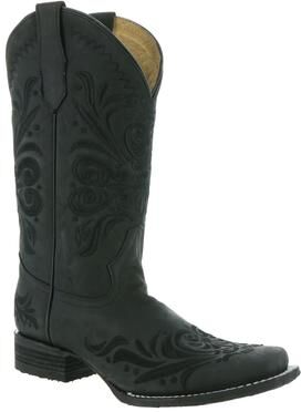 Corral Circle G L5464 - Womens 6.5 Black Boot Medium