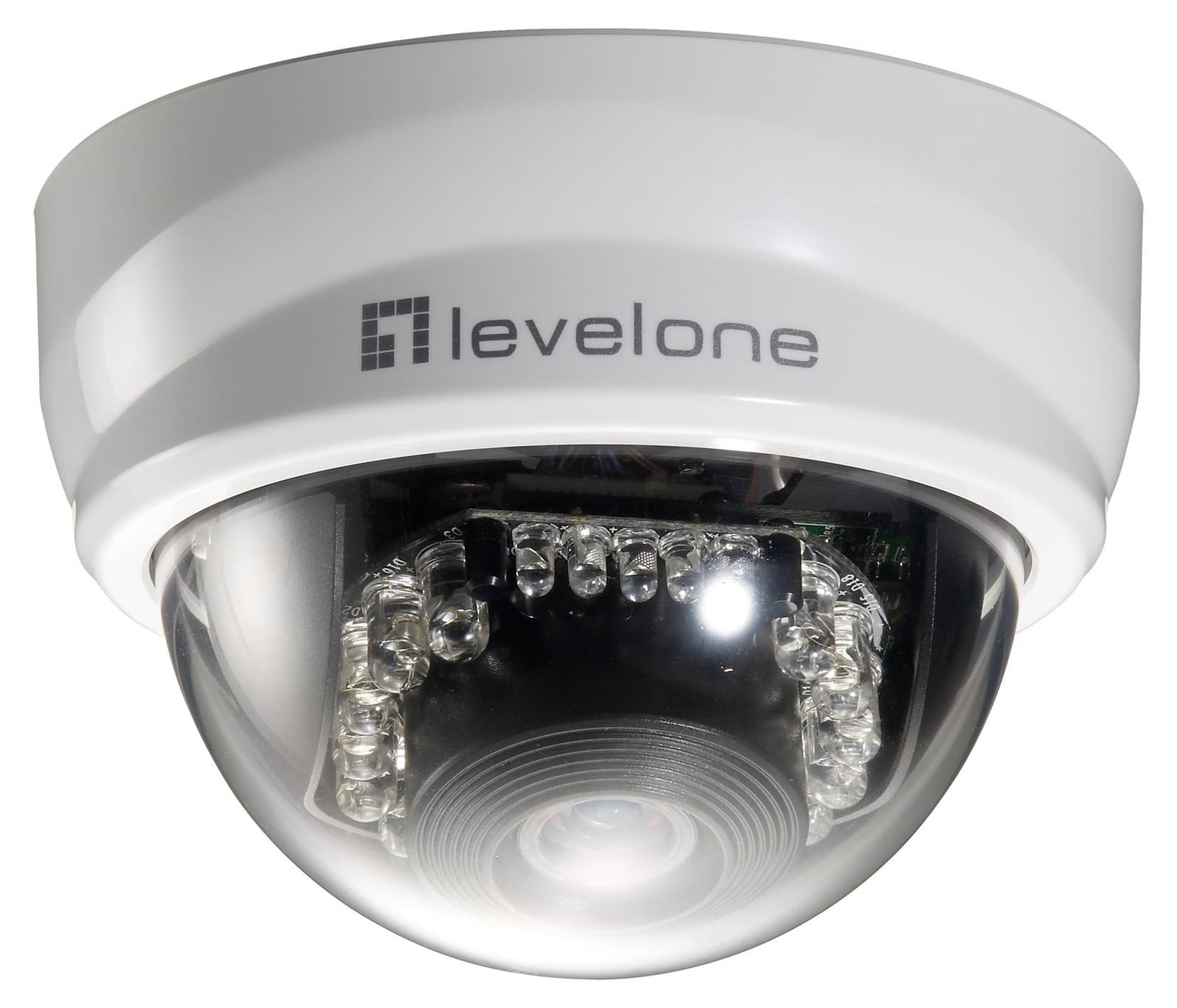 Level One FCS-3101 IPCam Domecamera, 2MP, H.264, IR, 6,0W, PoE