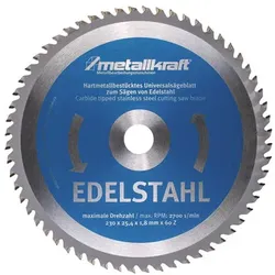 Sägeblatt E-Stahl ø230 x 1,8 x 25,4mm für HKS 230