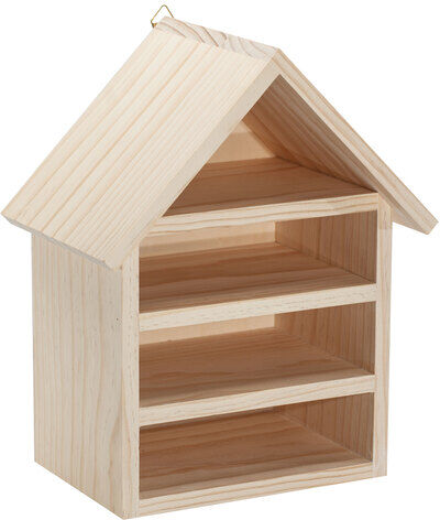 Haus "Insektenhotel" aus Holz, 30 cm