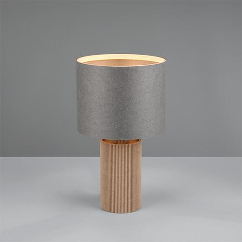 TRIO Bamboe schemerlamp Canio Ø 16cm