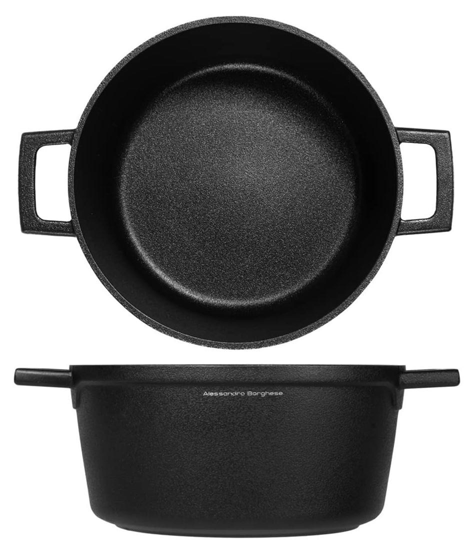Solidchoice Gietaluminium Kookpan 24 cm met Antiaanbaklaag