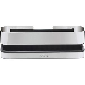 Blomus Duschablage Nexio 68955, Edelstahl poliert, zum Kleben, Duschkorb, aus Edelstahl, 25 x 8,5 cm
