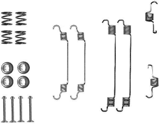 Textar Zubehörsatz, Bremsbacken 97032000 Für Peugeot Toyota
