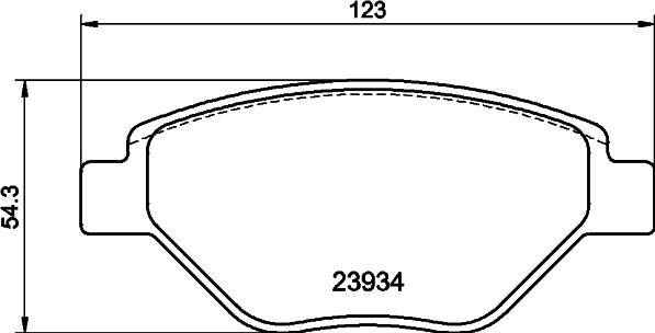Don Bremsbelagsatz, Scheibenbremse Pcp1386 Für Renault
