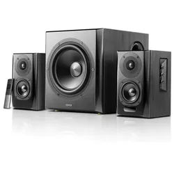 Edifier Aktivboxen 2.1 schwarz Bluetooth retail Aktivbox Lautsprecher Schwarz