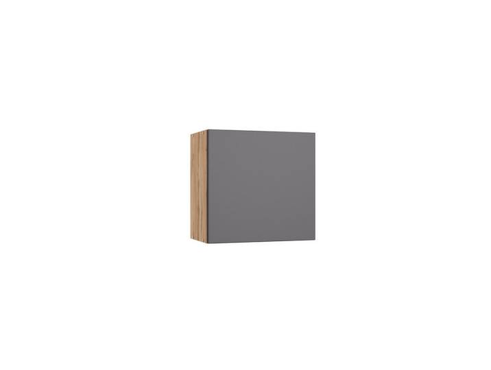 Held Hängeschrank, Eiche Wotan, Grau, 60x57x34 cm, hängend, Badezimmer, Badmöbelsets & -serien, Badmöbelserien