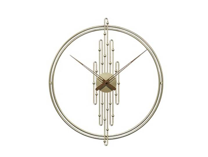 Horloge murale en métal minimaliste moderne, décoration créative, maison, salon, luxe abordable