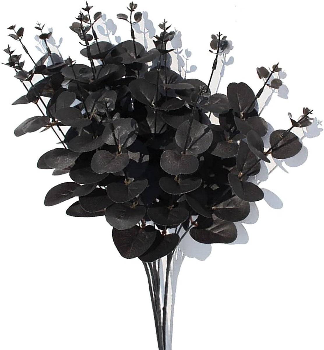 Kunstmatige Eucalyptus Takken - Zwarte Nep Plant voor Huisdecoratie - 62 cm