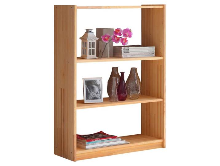 Regal Echtholz massiv Simona 80 cm Fichte Natur