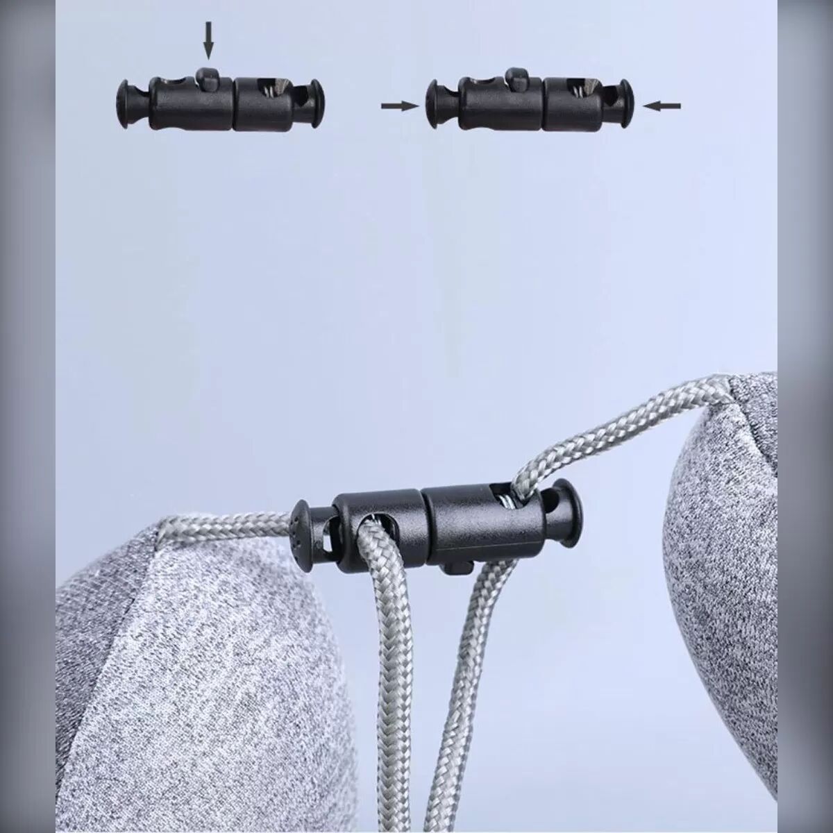 INF U-förmiges Nackenmassagekissen, aufladbar, 2 rotierende Massageköpfe, Spandex-Bezug, 3 Modi, geräuscharm, lange Akkulaufzeit Braun