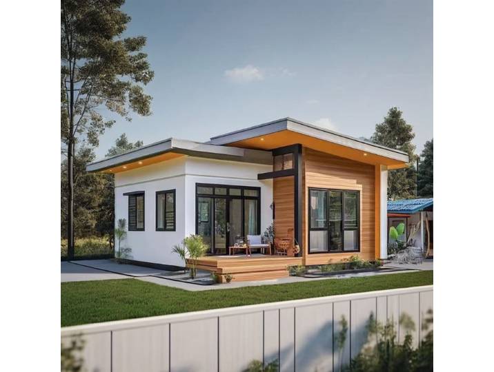 20 pieds 40 pieds moderne modulaire écologique acier ferme préfabriqué Mobile petite maison pliante extensible atelier extérieur