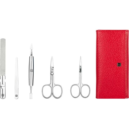 ZWILLING Maniküre Pediküre Set 5tlg. mit Nagelschere, Leder