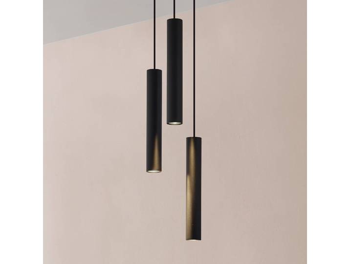 Hanglamp Joffrey, dimbaar, zwart, Woon-/ Eetkamer, metaal, Modern, hanglamp