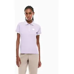 EA7 für Damen. 7W000911_AF21055 Polo Sporting Club lila (XS), Lässig, Flieder, Baumwolle, Kurzarm
