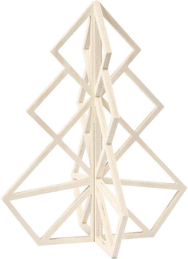 Weihnachtsfigur CREATIV COMPANY "Deko Weihnachtsbaum", braun, H:40cm, Dekofiguren, Weihnachtsfigur braun B/H/T: 40cm