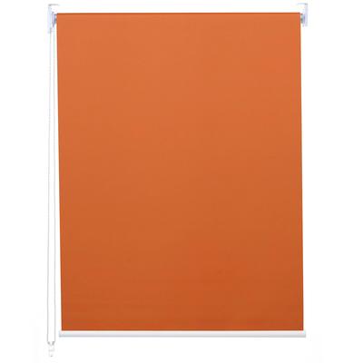 Décoshop26 - Verdunkelungsrollo für Fenster Sonnenschutz seitlich zu bedienen 50 x 160 cm blickdicht orange 04_0004419