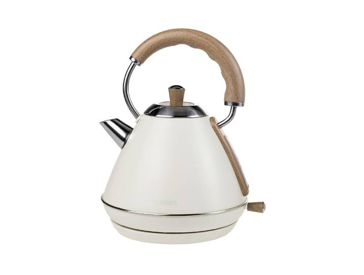 FURBER Wasserkocher Bardot 3 l , beige (natur), Wasserkocher, Wasserkocher