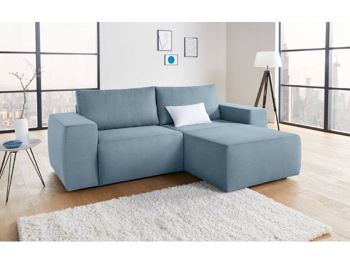 LOOKS by Wolfgang Joop Ecksofa LooksII kubisch, bequem, strapazierfähige Bezüge, Breite 242cm, L-Form, geradlinig und komfortabel