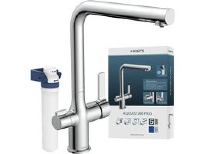SCHÜTTE Robinet de cuisine avec FILTERSYSTEM AQUASTAR PRO (chromé)