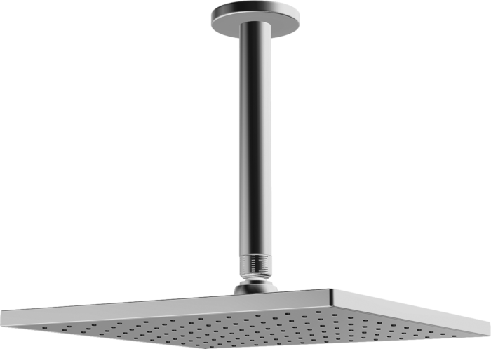 Kopfbrause Hansaviva 44270340 chrom,  250 x 250 mm, Anti-Kalk, Deckenverbindung