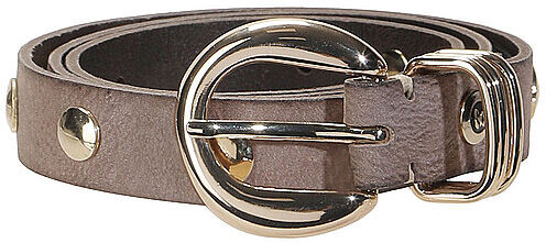 B.BELT Ledergürtel  grau   75 75