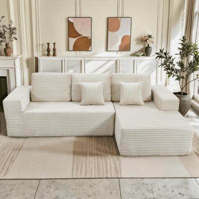 Pocassy "Indoor 108"" Oversized Loveseat Sofa Lounge Chair with Fluffy Comfy Cloud Couch - 1 Set"
