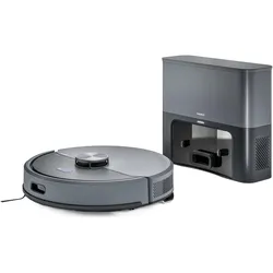 Medion Saug- und Wischroboter MD 1100021 Grau/Schwarz, Staubsauger Roboter, Schwarz, Grau