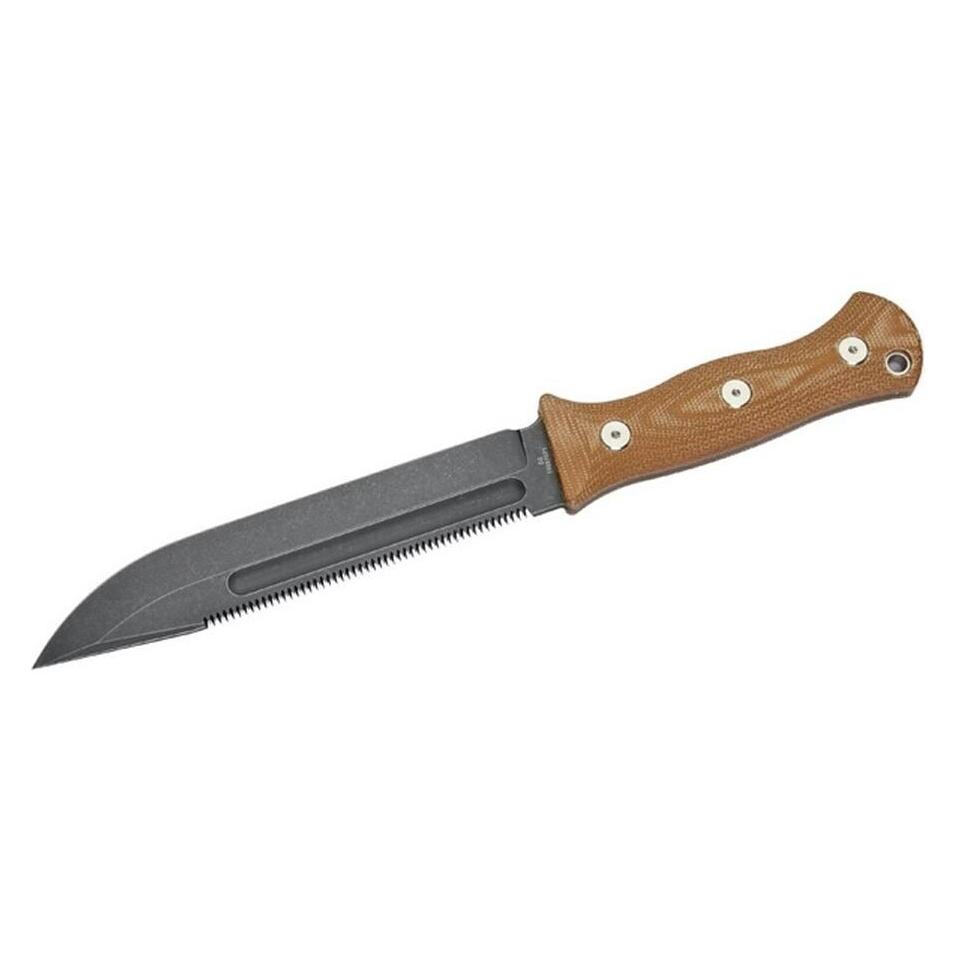 Herbertz Outdoor- und Survivalmesser D2, micarta (16.50 cm) (10001071)