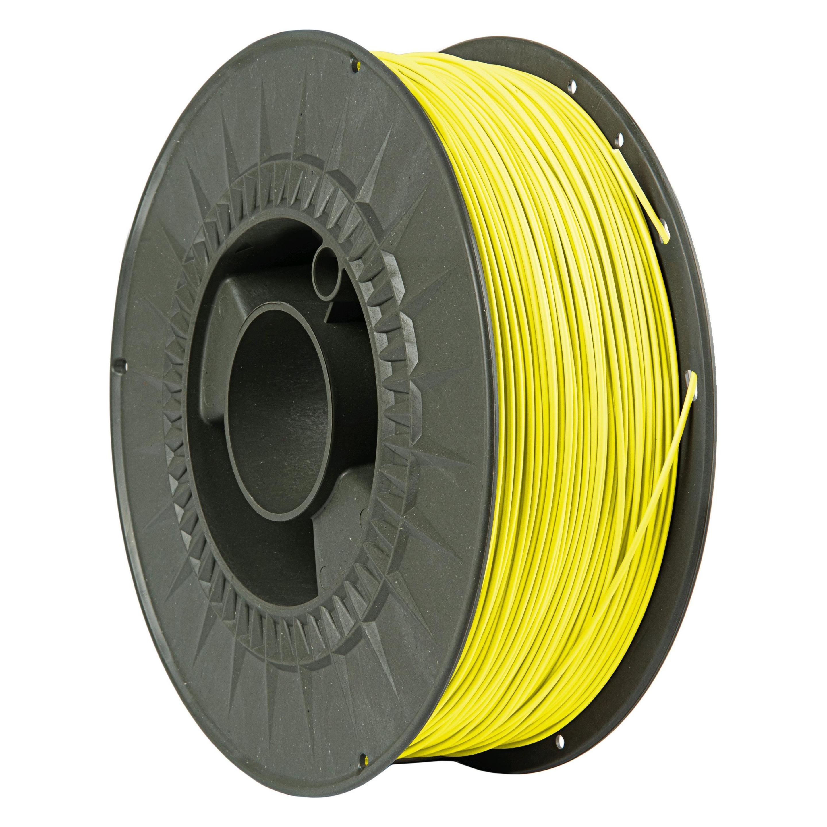 C-Tech Tisková struna (filament) ESSENTIAL LINE, PLA, žlutá, 1,75mm, 1kg (PLA, 1000 g, 1.75 mm) (3DF-E-PLA-1.75-Y)