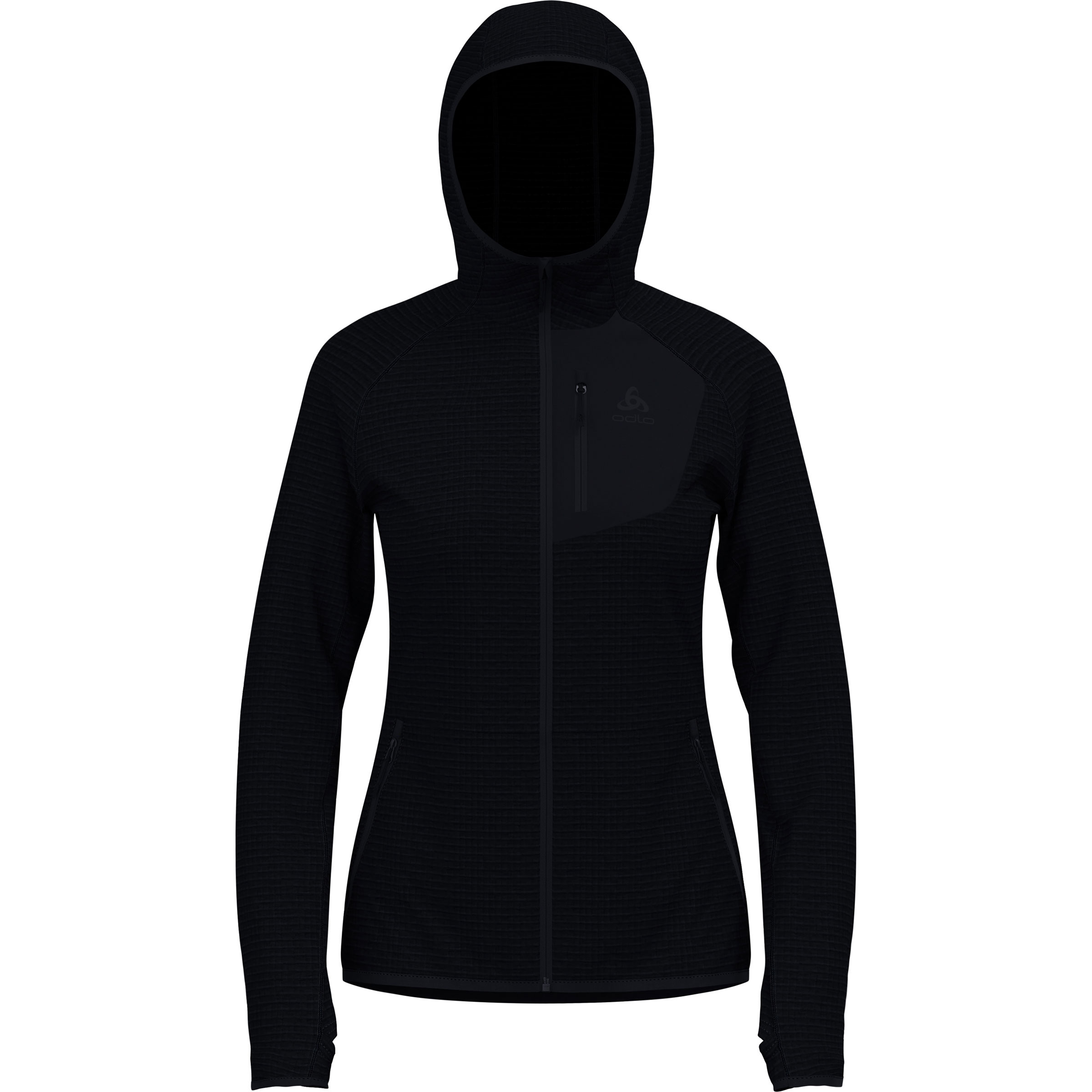 Odlo Ascent Damen Wanderjacke schwarz Größe XL Trekking Atmungsaktiv Merinowolle