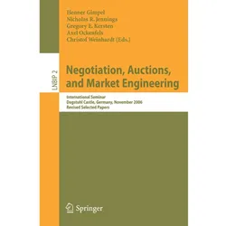 Negotiation, Auctions, and Market Engineering, Fachbücher