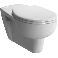VitrA Conforma Wand-Flachspül-WC 5811B003-0075 weiß, 35,5x70cm, Rollstuhlgerecht, Sitzhöhe 48cm