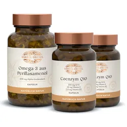 Experten-Bundle: Omega-3 Kapseln + Coenzym Q10 mit Vitamin E Kapseln